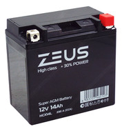 Аккумулятор ZEUS HIGH CLASS AGM 14 Ач о.п. (HCX14L)