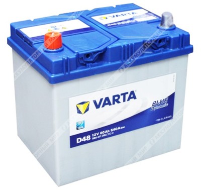 Аккумулятор VARTA Blu Dynamic Asia D48 60 Ач п.п.