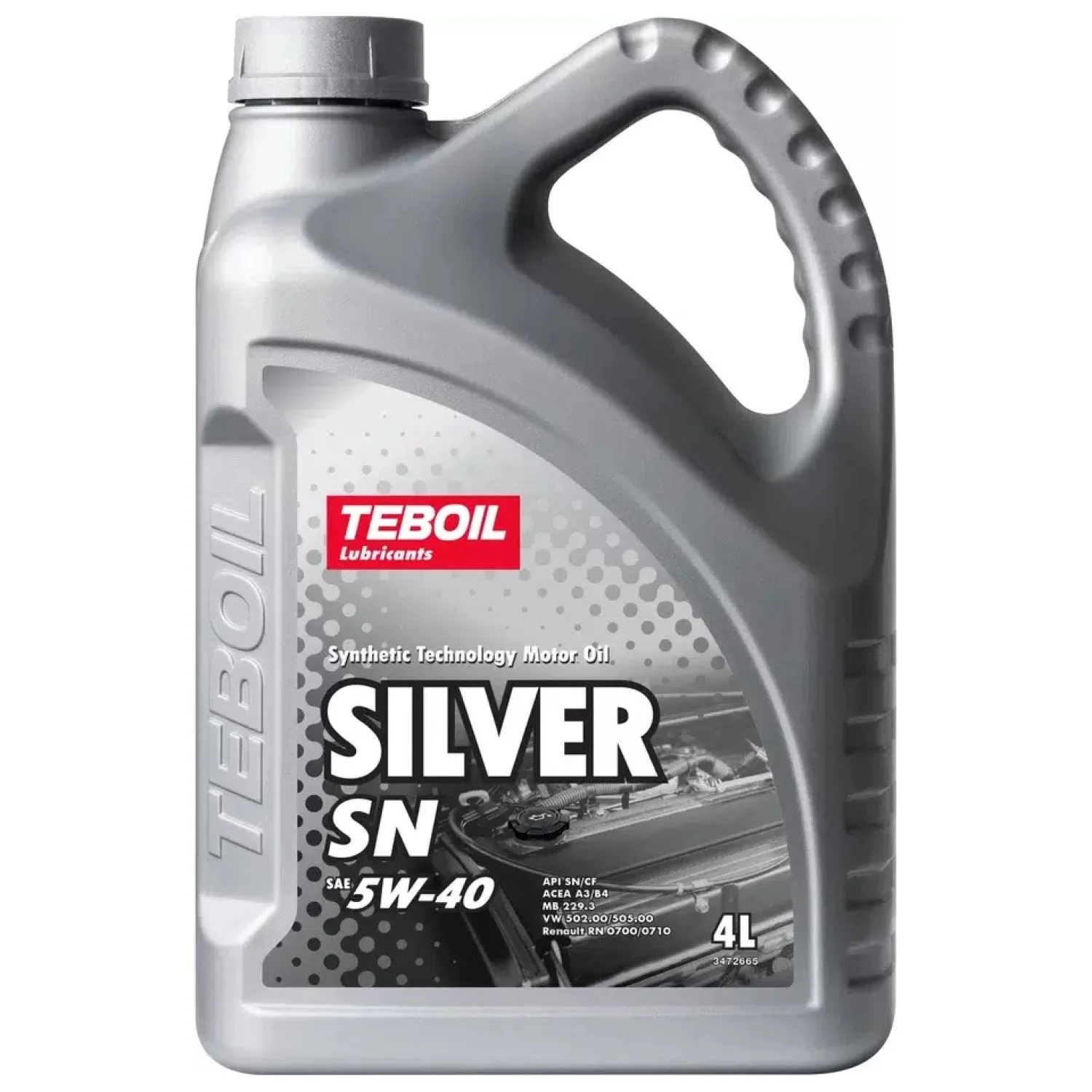 Масло моторное TEBOIL Silver SN 5W-40, 4л
