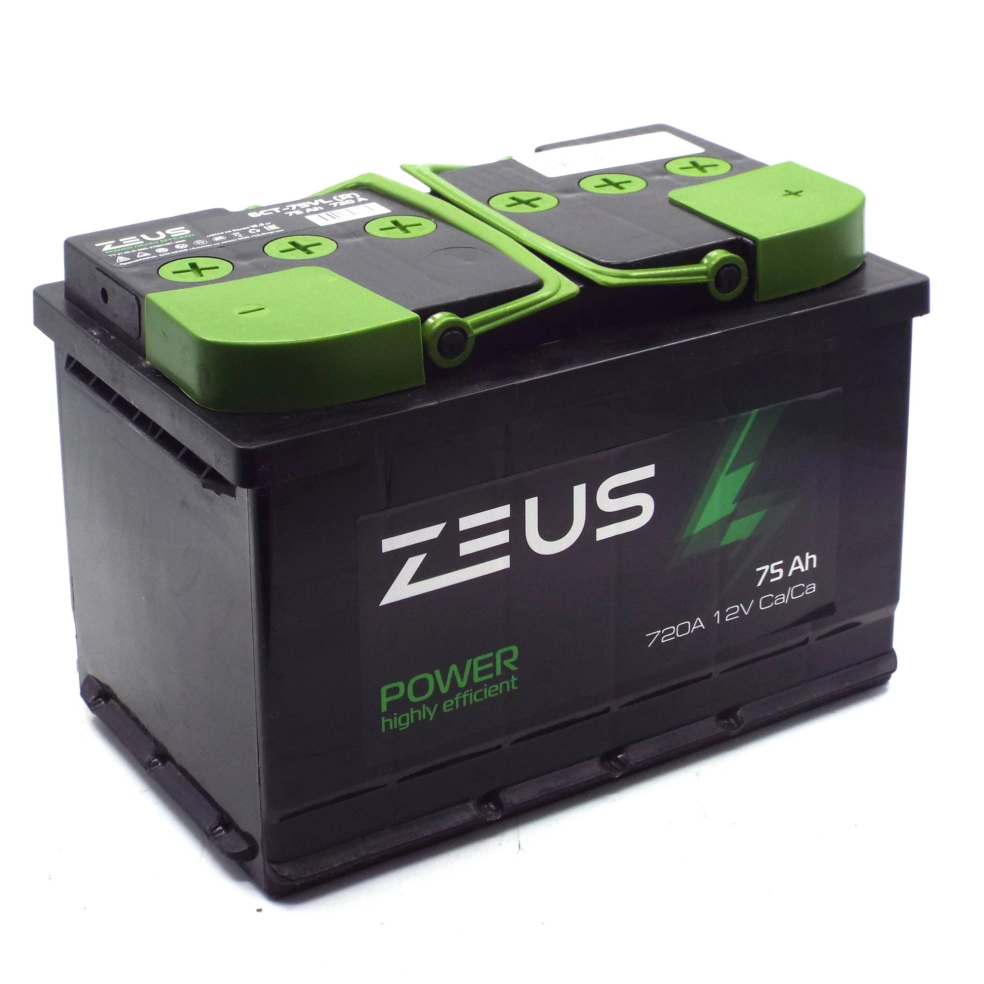 Аккумулятор ZEUS POWER 75 Ач о.п.