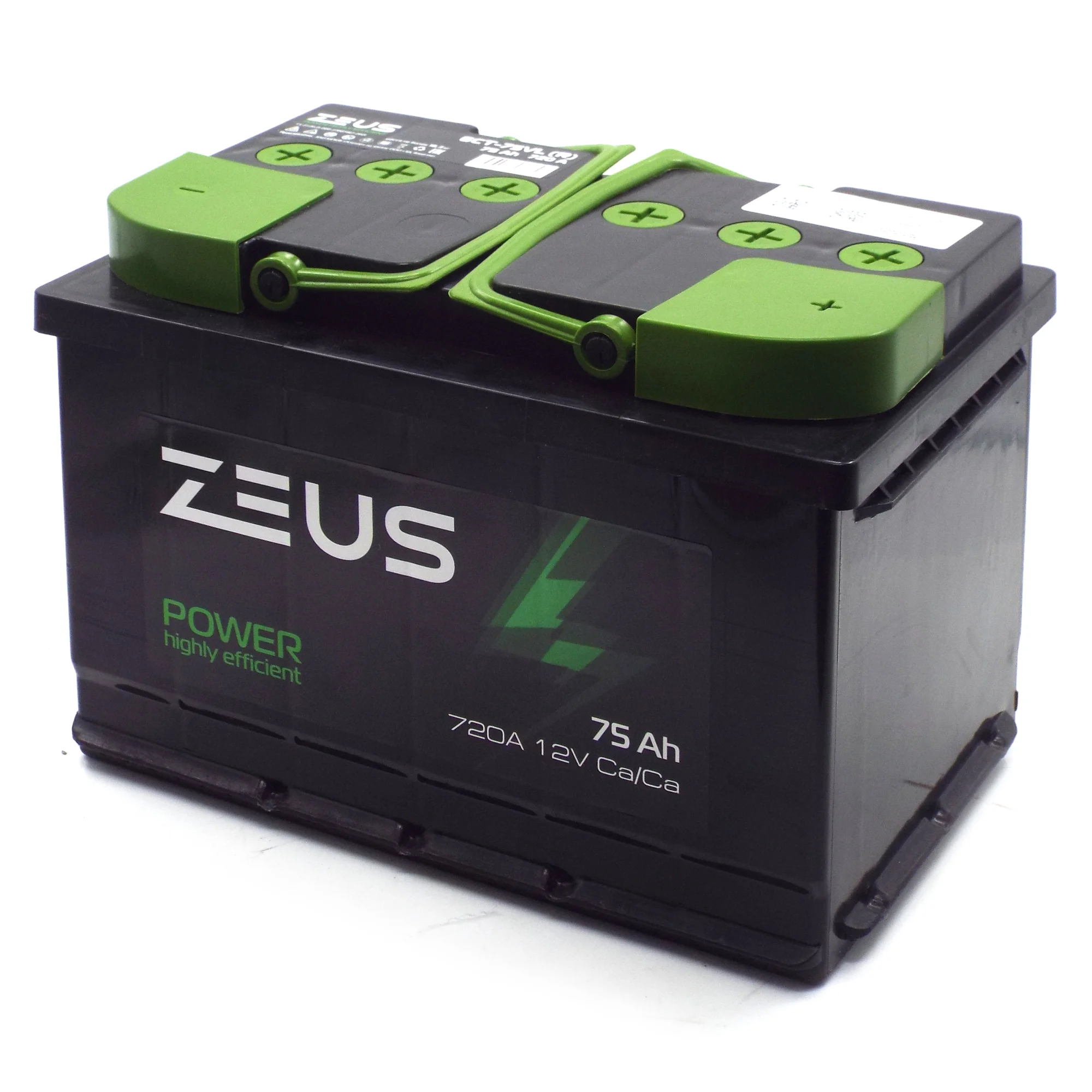 Аккумулятор ZEUS POWER 75 Ач о.п. Фото 1