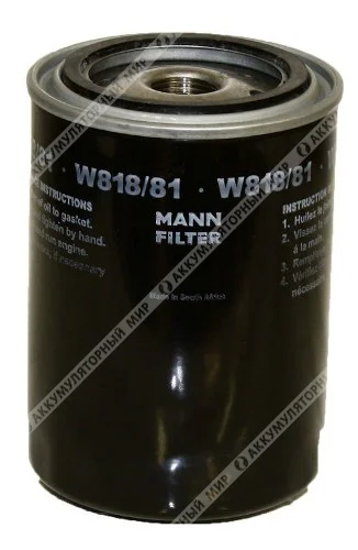 Фильтр масляный MANN W818/81