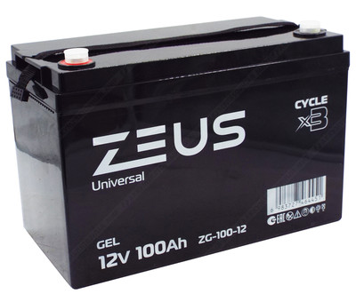 Аккумулятор ZEUS ZG-100-12 GEL (12V100Ah) универсальный