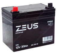 Аккумулятор ZEUS ZG-33-12 GEL (12V33Ah) универсальный