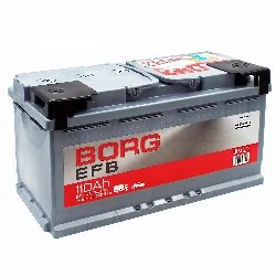 Аккумулятор BORG EFB 110 Ач п.п. Фото 1