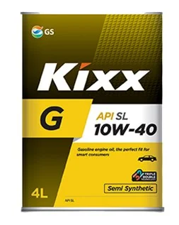 Масло моторное 10w40 G Kixx G SL полусинтетическое 4л Фото 1