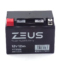 Аккумулятор ZEUS SUPER AGM 12 Ач п.п. (YTZ12S) Фото 1