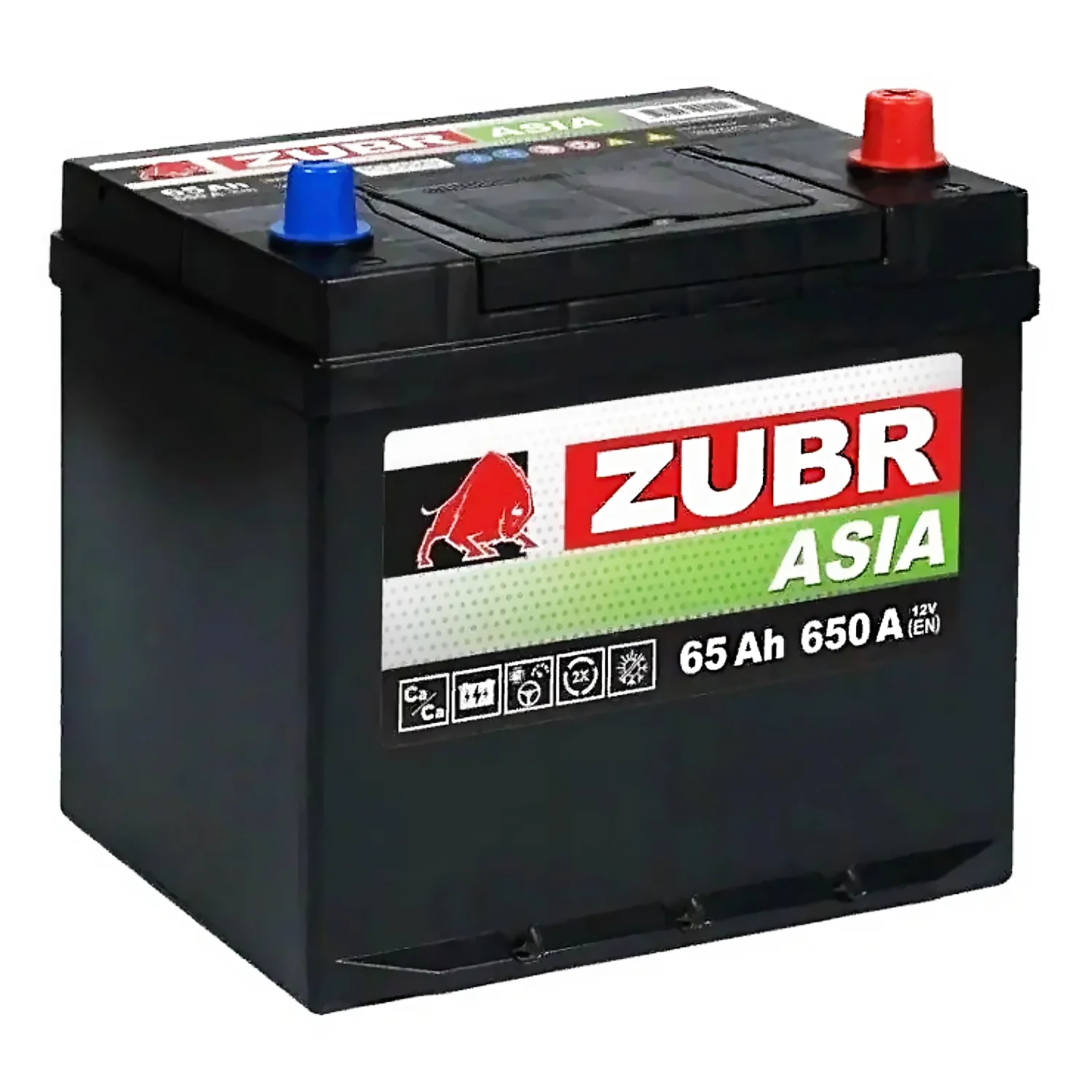Аккумулятор ZUBR Premium ASIA 65 Ач о.п. Уценка!