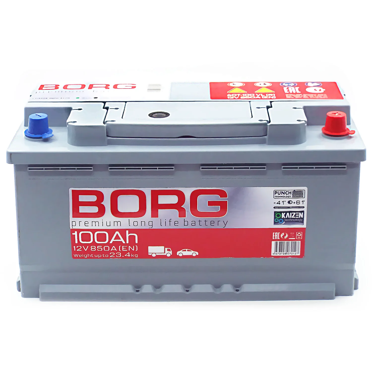 Аккумулятор BORG Premium 100 Ач о.п. Фото 1