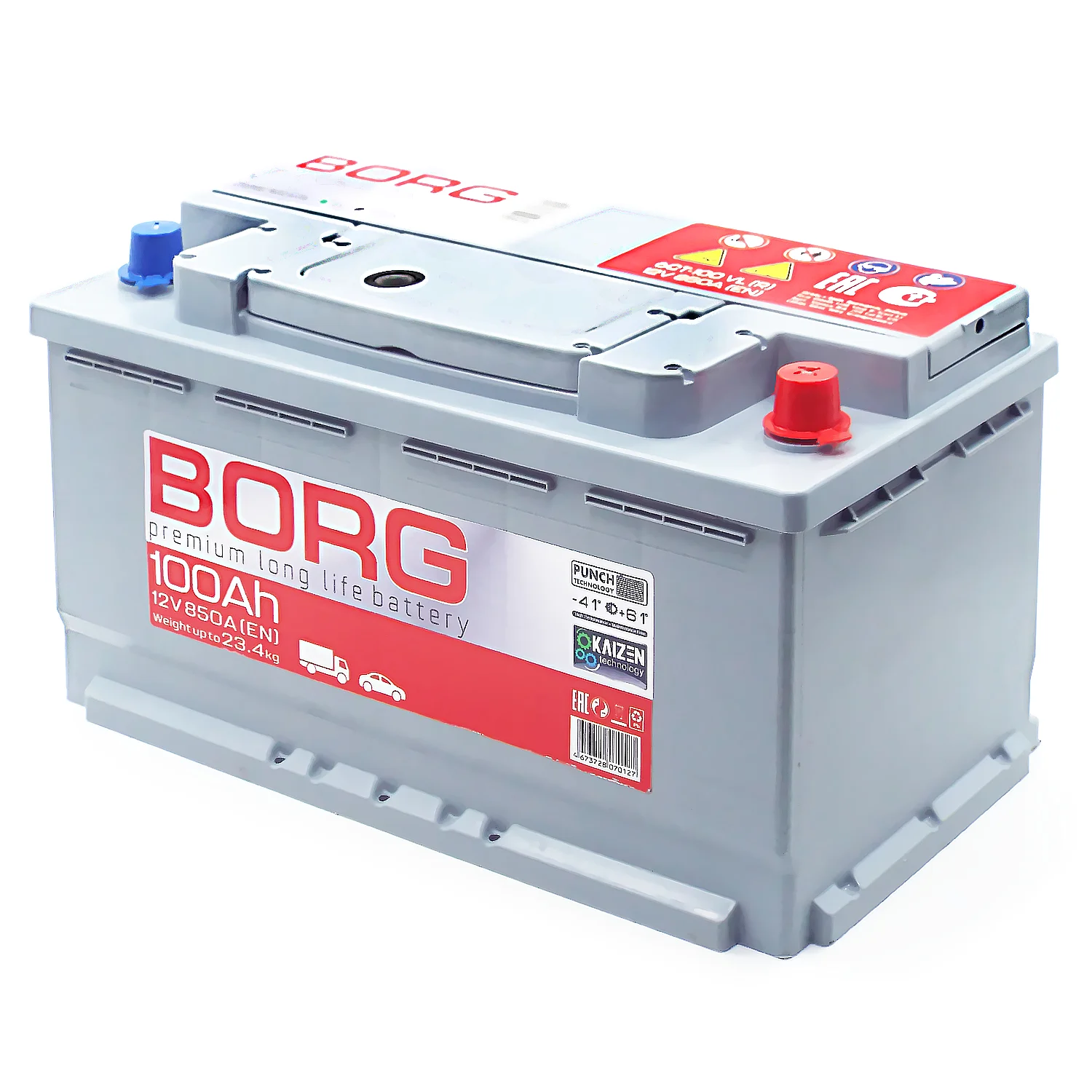 Аккумулятор BORG Premium 100 Ач о.п. Фото 1