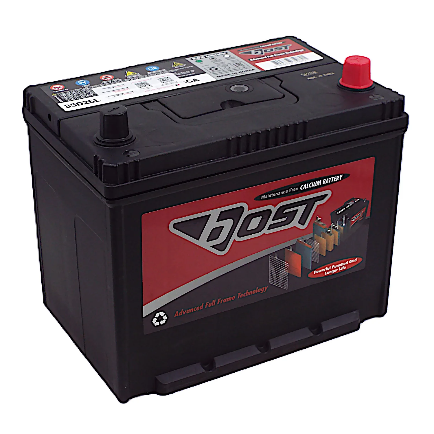 Аккумулятор BOST ASIA 85D26L 75 Ач о.п.