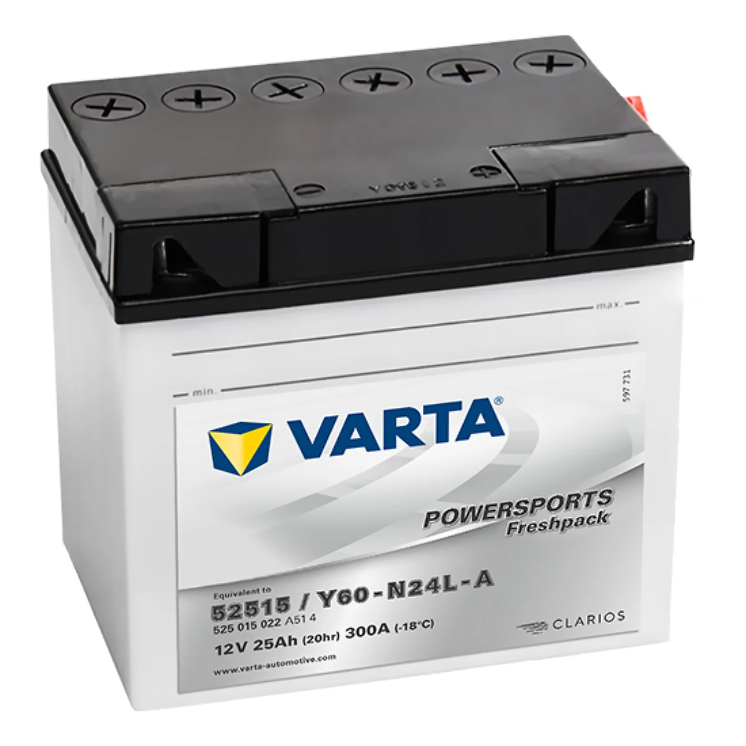 Аккумулятор VARTA 25 Ач о.п. (Y60-N24L-A) 525 015 022 РАСПРОДАЖА