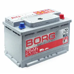Аккумулятор BORG Premium 75 Ач о.п. РАСПРОДАЖА Фото 1