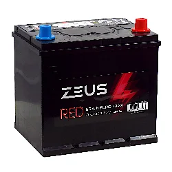 Аккумулятор ZEUS RED Asia 65D23L 65 Ач о.п. Фото 1