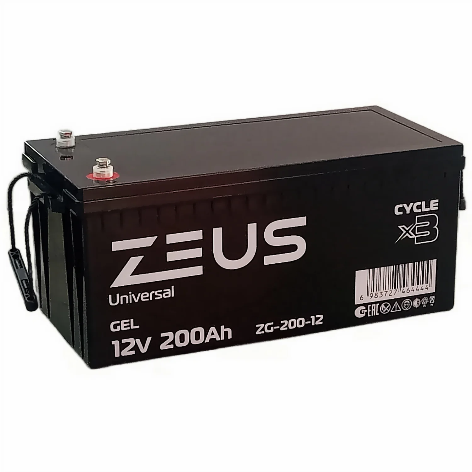 Аккумулятор ZEUS ZG-200-12 GEL (12V200Ah) универсальный