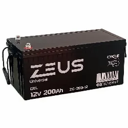 Аккумулятор ZEUS ZG-200-12 GEL (12V200Ah) универсальный Фото 1