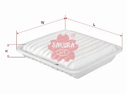 Фильтр воздушный SAKURA A-1074 (MR571396, LA-250) MITSUBISHI Eclipse / Galant Фото 1