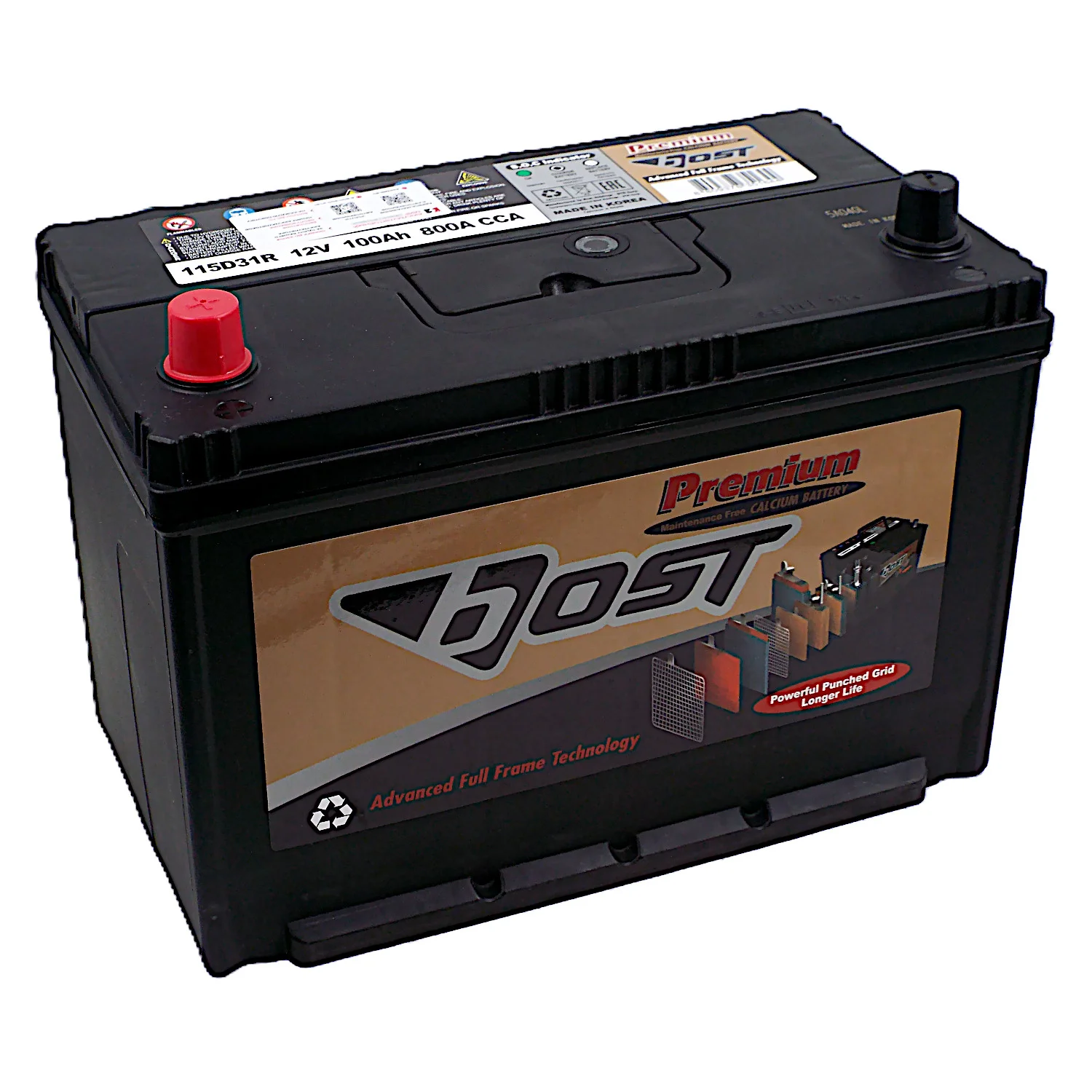 Аккумулятор BOST ASIA 115D31R 100 Ач п.п.