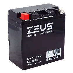 Аккумулятор ZEUS HIGH CLASS AGM 16 Ач п.п. (HCX16) Фото 1