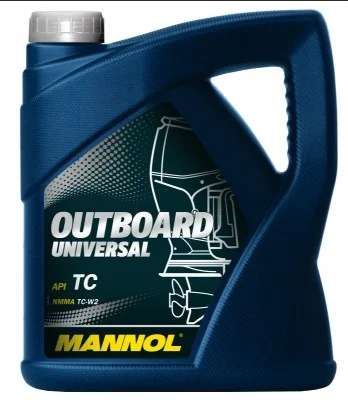 Масло моторное 2Т Mannol OUTBOARD UNIVERSAL минеральное 4л Фото 1