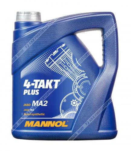 Масло моторное 4-Takt Plus Mannol 10w-40 4л