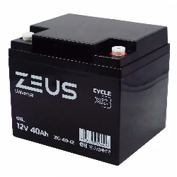 Аккумулятор ZEUS ZG-40-12 GEL (12V40Ah) универсальный Фото 1