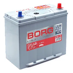 Аккумулятор BORG Premium Asia 60B24L 55 Ач о.п. Фото 1