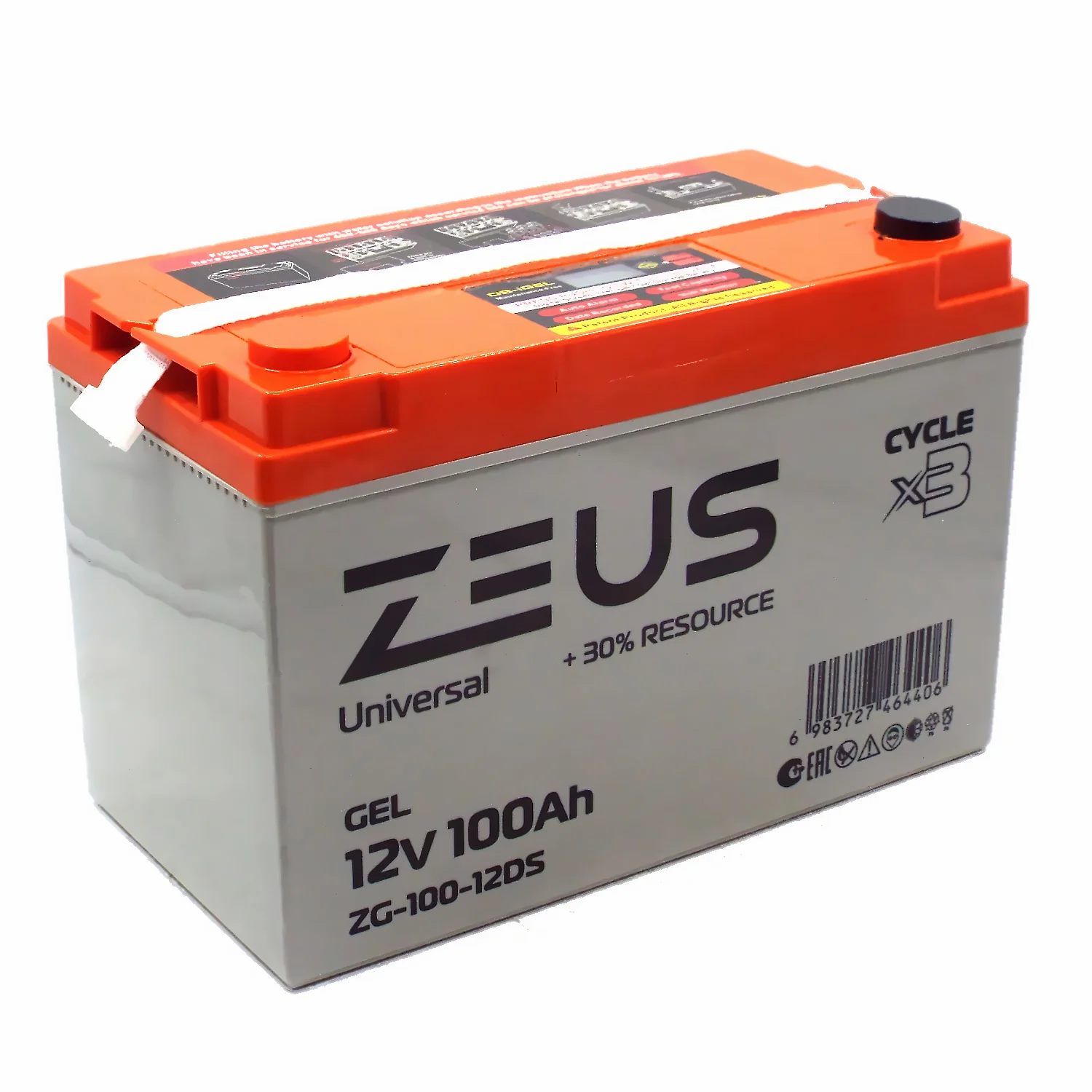 Аккумулятор ZEUS ZG-100-12DS GEL (12V100Ah) универсальный