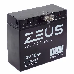 Аккумулятор ZEUS SUPER AGM 19 Ач о.п. (YT19BL-BS) Фото 1