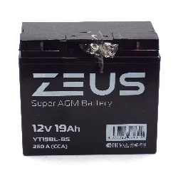 Аккумулятор ZEUS SUPER AGM 19 Ач о.п. (YT19BL-BS) Фото 1