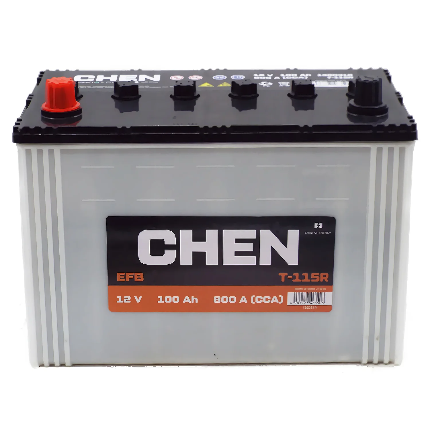 Аккумулятор CHEN EFB T-115R 130D31R Asia 100 Ач п.п. (800A) Фото 1