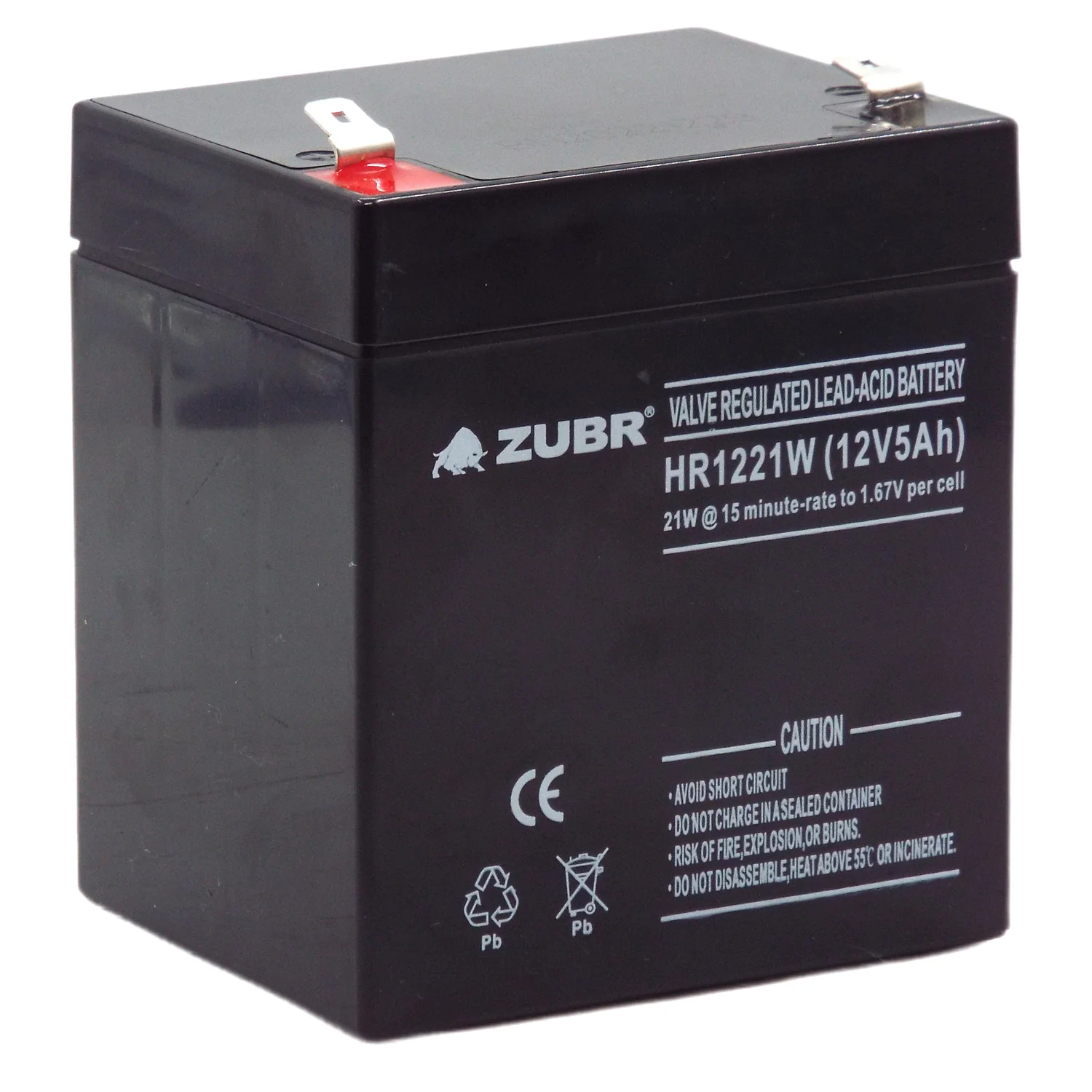 Аккумулятор ZUBR HR1221W (12V5Ah) универсальный Фото 1