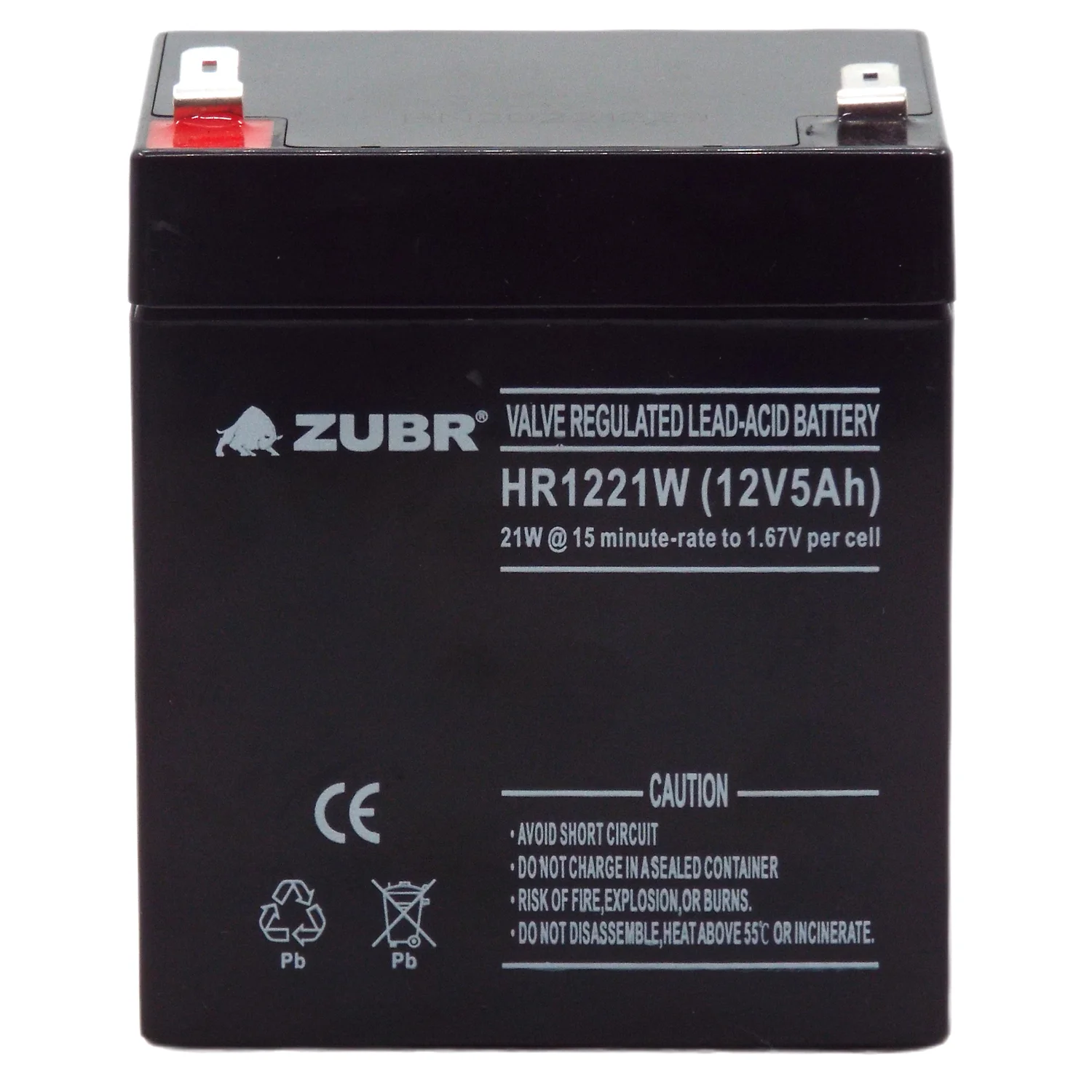 Аккумулятор ZUBR HR1221W (12V5Ah) универсальный Фото 1