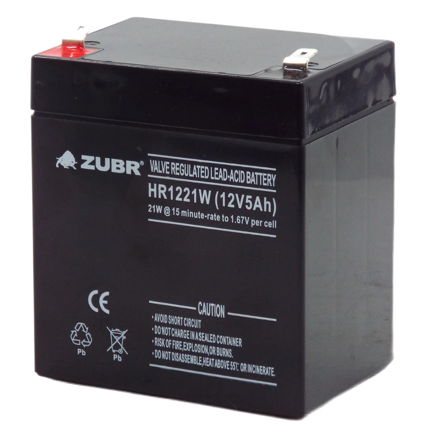 Аккумулятор ZUBR HR1221W (12V5Ah) универсальный Фото 1