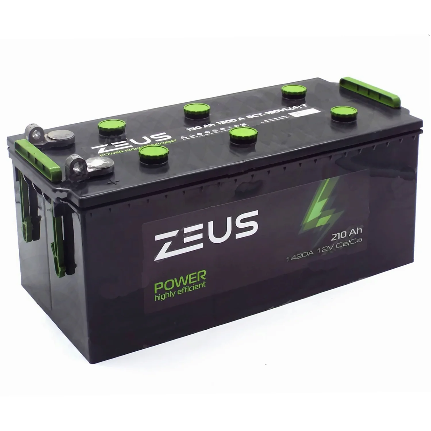 Аккумулятор ZEUS POWER 210 Ач п.п. клеммы под болт Уценка!