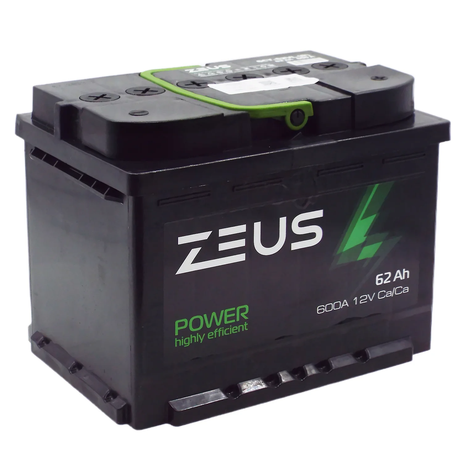 Аккумулятор ZEUS POWER 62 Ач о.п.