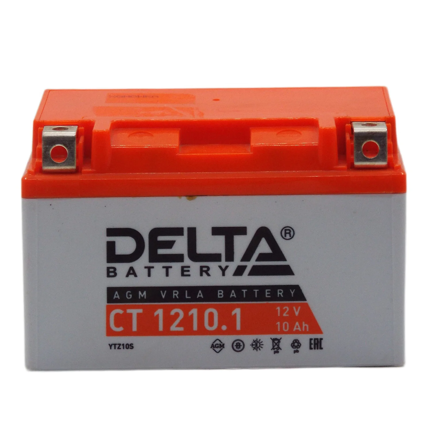 Аккумулятор DELTA СТ 1210.1 AGM 10 Ач п.п. (YTZ10S) Фото 1