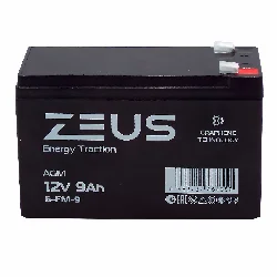 Аккумулятор ZEUS 6-FM-9 (12V9Ah) тяговый Фото 1