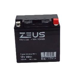 Аккумулятор ZEUS HIGH CLASS AGM 14 Ач о.п. (HCX14L) Фото 1