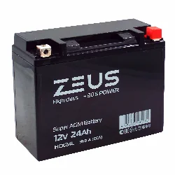 Аккумулятор ZEUS HIGH CLASS AGM 24 Ач о.п. (HCX24L) Фото 1