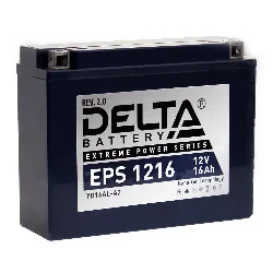 Аккумулятор Дельта AGM 16 Ач о.п. (YTX16AL-A2) EPS 1216 Фото 1