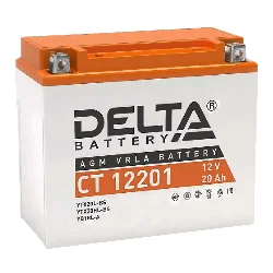 Аккумулятор DELTA СТ 12201 AGM 20 Ач о.п. (YTX20L-BS) Фото 1