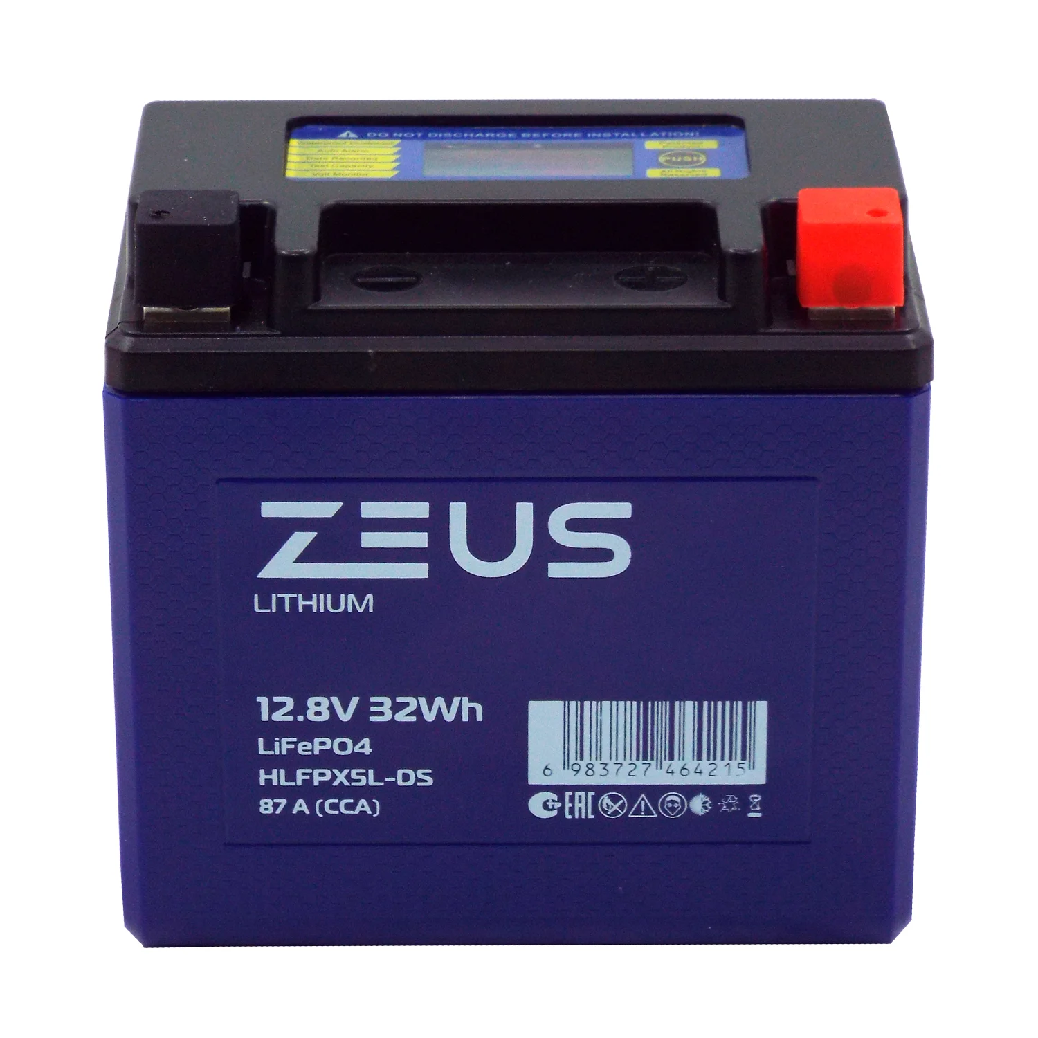 Аккумулятор ZEUS LITHIUM HLFPX5L-DS 32Wh о.п. (тип YTX5L-BS) Фото 1