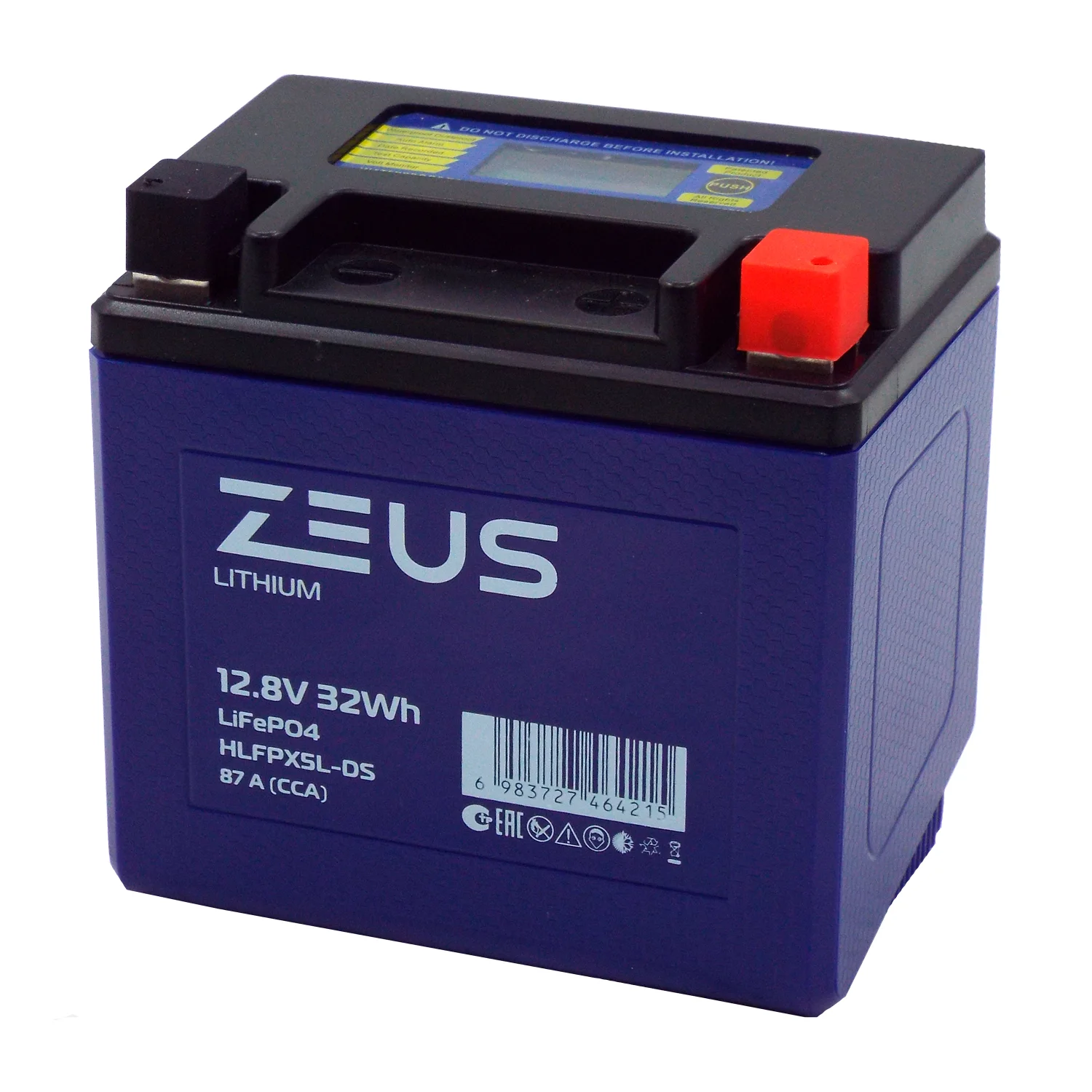 Аккумулятор ZEUS LITHIUM HLFPX5L-DS 32Wh о.п. (тип YTX5L-BS) Фото 1