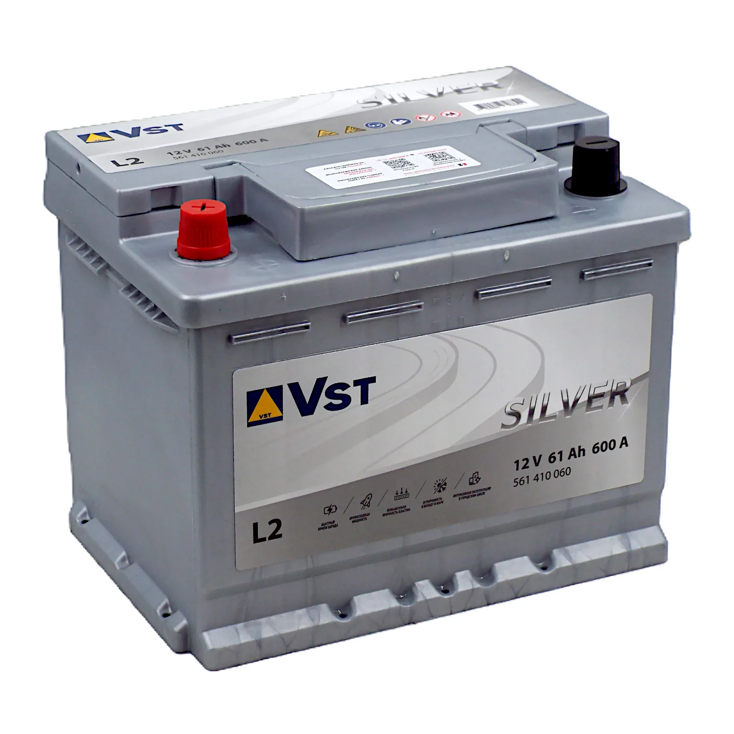 Аккумулятор VST Silver L2 61 Ач п.п.
