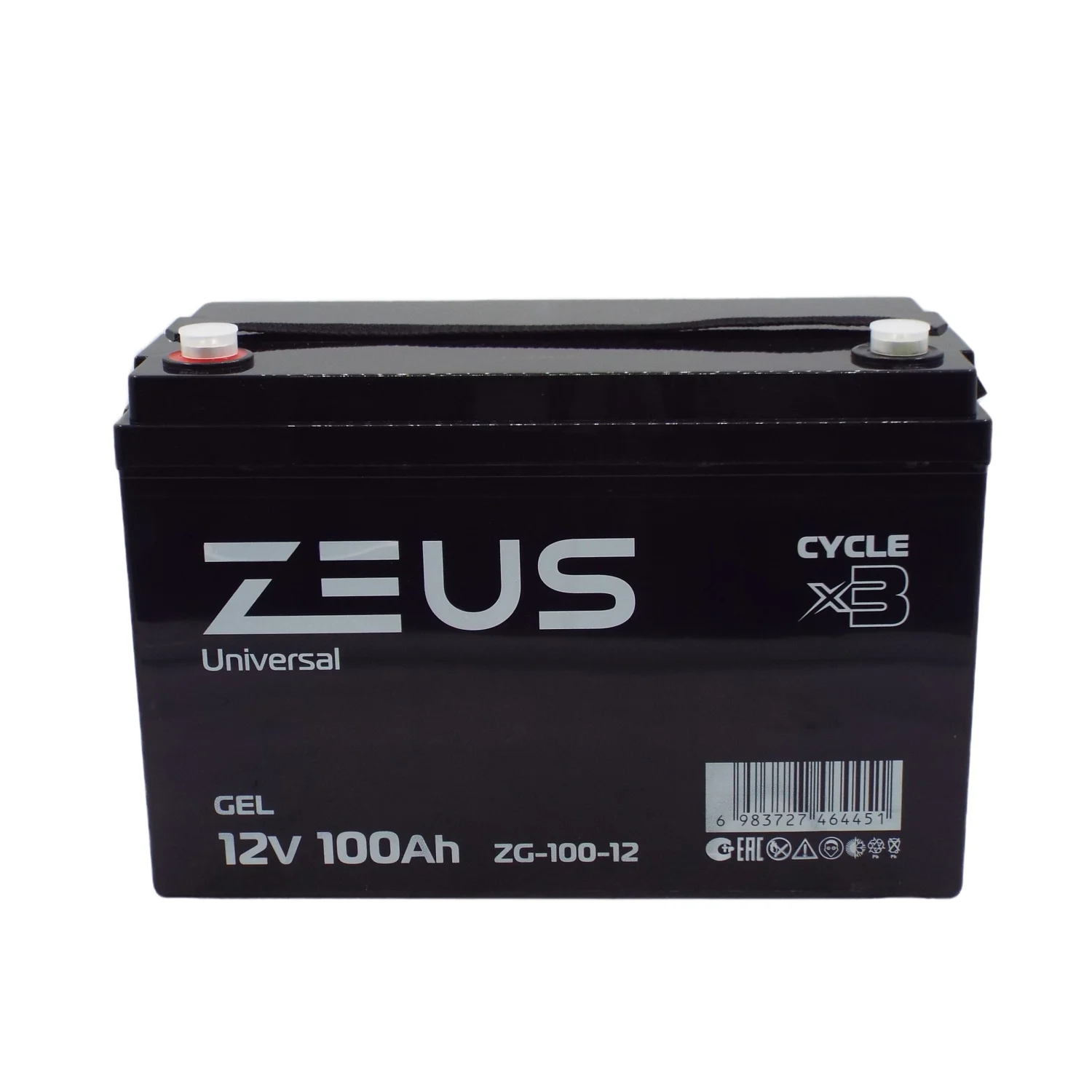 Аккумулятор ZEUS ZG-100-12 GEL (12V100Ah) универсальный Фото 1