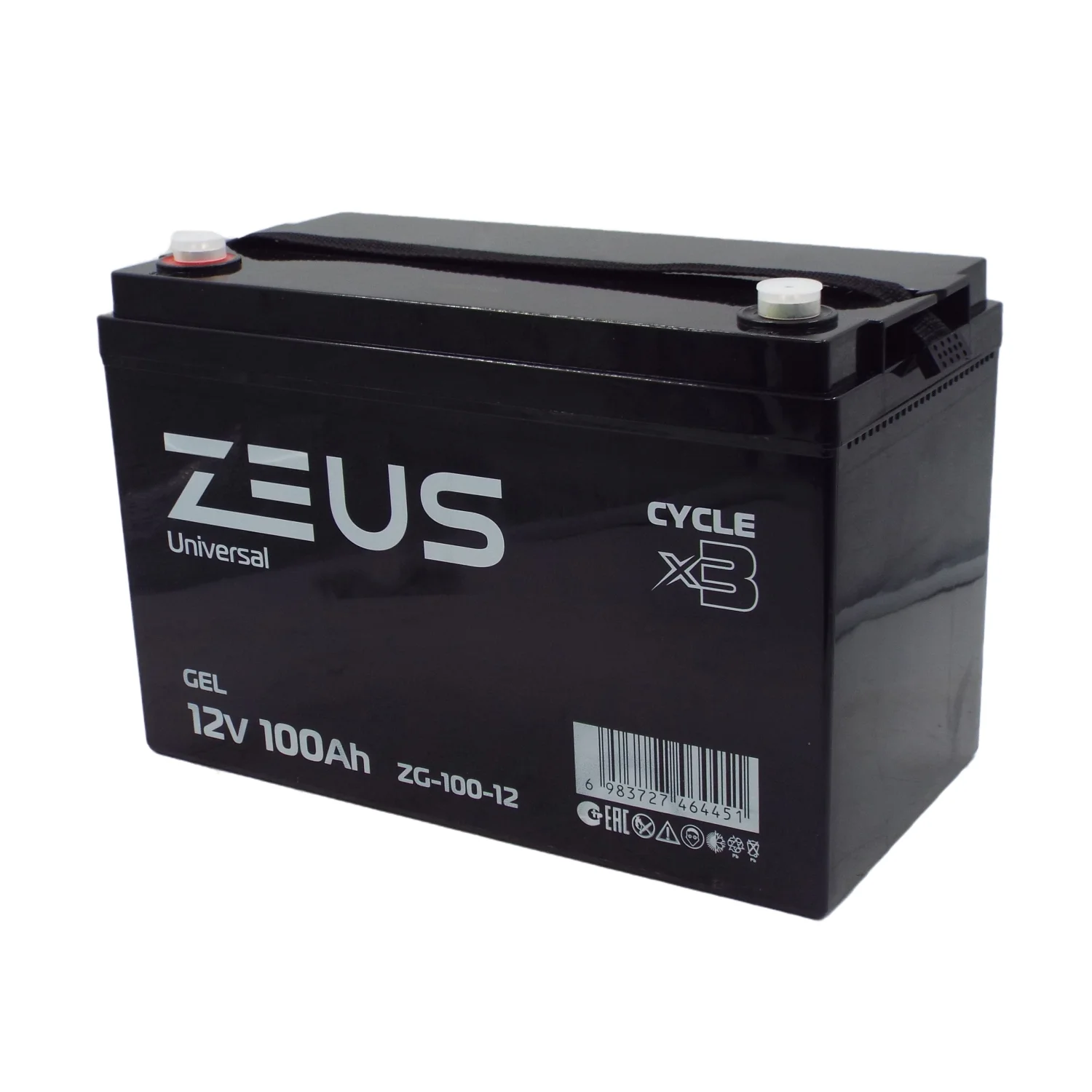 Аккумулятор ZEUS ZG-100-12 GEL (12V100Ah) универсальный Фото 1