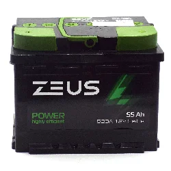 Аккумулятор ZEUS POWER 55 Ач п.п. Фото 1