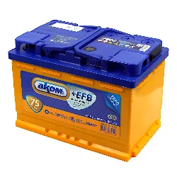 Аккумулятор АКОМ +EFB 75 Ач о.п. Фото 1