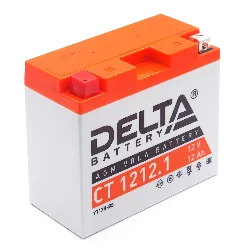Аккумулятор DELTA СТ 1212.1 AGM 12 Ач п.п. (YT12B-BS) Фото 1